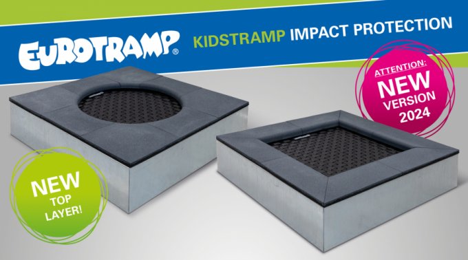 Neue Version des Kids Tramp Fallschutzplattensystems EPDM ab sofort verfügbar!